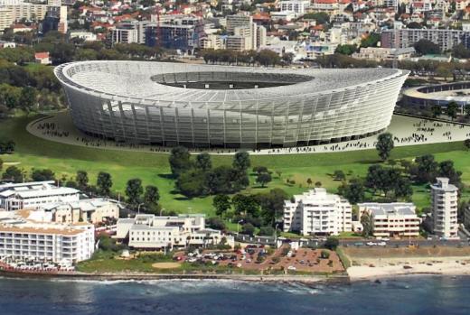 Foto dello stadio Green Point Stadium a Citta del Capo (Mondiale 2010 in Sud Africa)